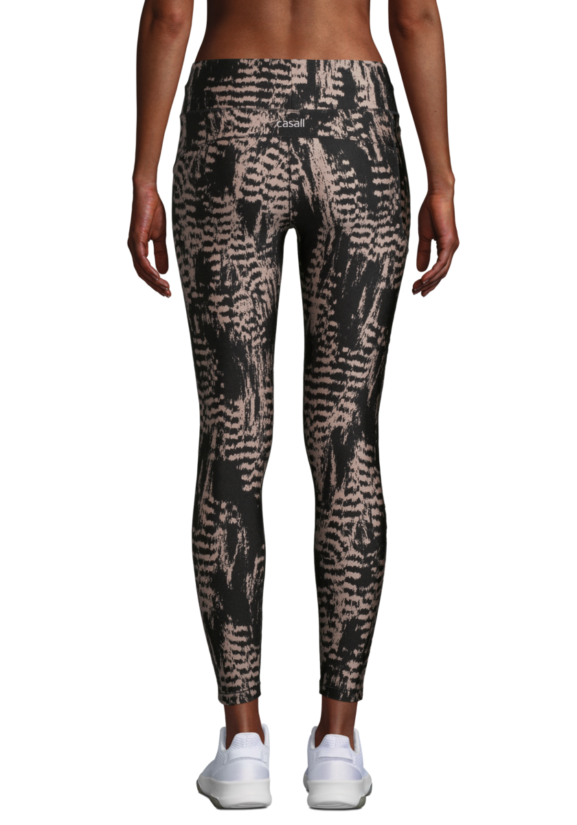 Iconic Printed 7/8 Tights – Survive Grey Metallic