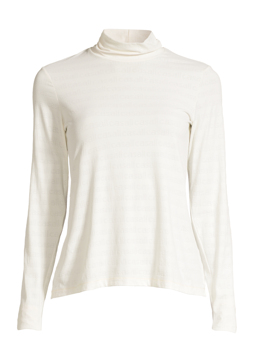 Logo Turtleneck – Active White