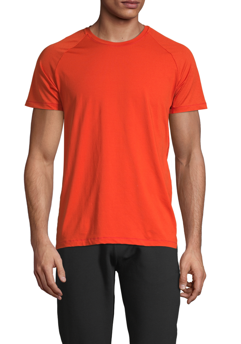 M Structured Tee – Intense Orange