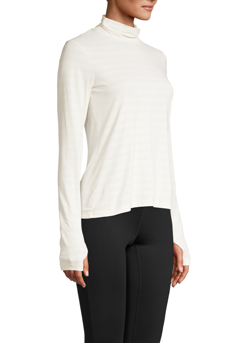 Logo Turtleneck – Active White