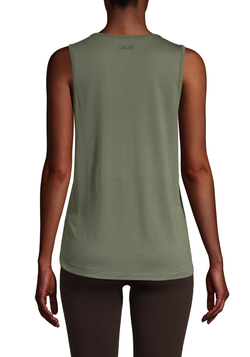 Drapy Muscle Tank – Northern Green