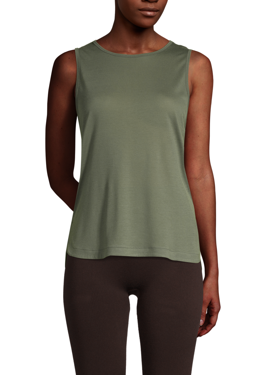 Drapy Muscle Tank – Northern Green